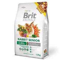 Burberry Sausas Triušių Maistas - Brit Animal Senior Complete 1,5 Kg