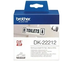 Brother plėvelės ritė 62mm x 15.24m, balta, 1 pc, DK2212, skirta spausdinti (DK22212)