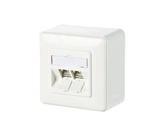 METZ CONNECT C6Amodul 2 port 180° modulis AP, grynai baltas