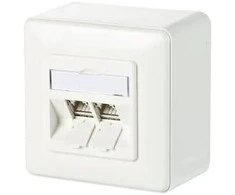 METZ CONNECT C6Amodul 2 port 180° modulis AP, grynai baltas