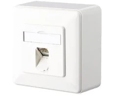 Port METZ CONNECT E-DAT C6A 1 prievadas AP grynai baltas