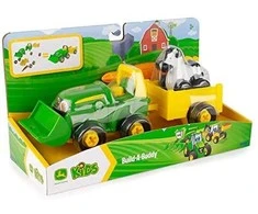 JOHN DEERE traktorius su priekaba, 47209