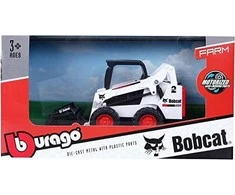BBURAGO 10cm statybinė transporto priemonė Bobcat, assort., 18-31800