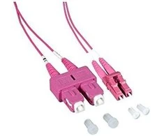 Efb Elektronik EFB Duplex Jumper LC-SC 50/125,OM4,LSZH,violett,1.2mm,1m