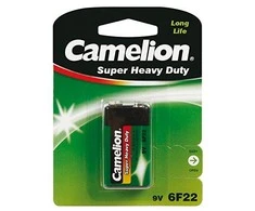 Camelion | 6F22-BP1G | 9V/6F22 | Super Heavy Duty | 1 vnt.