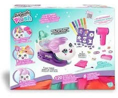 Pliušinis žaislas su plaukų dažymo rinkiniu Canal Toys Airbrush Plush Hair'iffic