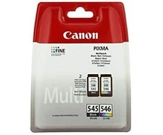 CANON 1LB PG-545 / CL-546 rašalo kasetė juodas ir spalva standartinė talpa bk: 180p cl: 180p 2 pakuočių lizdinė plokštelė be signalizacijos