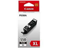 CANON 1LB PGI-550XL PGBK rašalo kasetė juodas standartinės talpos 500 puslapių 1 pak. XL