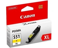 CANON 1LB CLI-551XLY rašalo kasetė geltona didelės talpos 700 puslapių 1 pakuotė XL