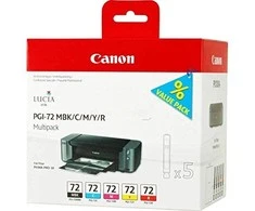 CANON PGI-72 MBK/C/M/Y/R Multi Pack, skirtas PIXMA-PRO 10