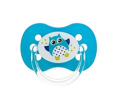 CANPOL BABIES silikoninis simetrinis čiulptukas OWL, 18 mėn+, 22/570