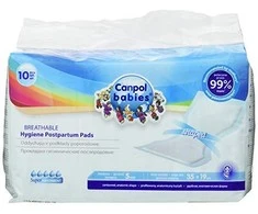 CANPOL BABIES įklotai į kelnaites po gimdymo 10vnt. 73/003