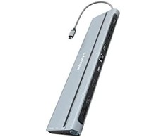 CANYON hub DS-90 14in1 USB-C Kosminė pilka