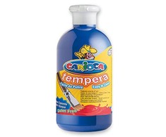 Tempera dažai buteliuke CARIOCA, 500 ml, tamsiai mėlyna sp.