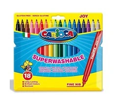 Herlitz Flomasteriai CARIOCA JOY, 18 vnt.