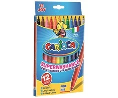 Flomasteriai CARIOCA JOY, 12 vnt., popierinė pakuotėje