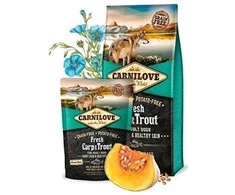 Carni Love Dog Fresh su karpiu ir upėtakiu for Adult 12kg