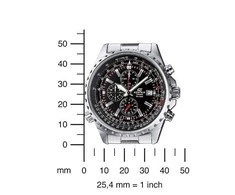 Laikrodis Casio EF-527D-1AVEF - Sukurtas aviatoriams