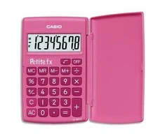 Mokyklinis skaičiuotuvas CASIO LC-401, 120 x 151.5 x 7.3 mm, rožinė
