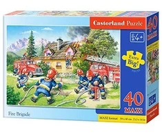 Castorland Dėlionė 40 vnt. - Ugniagesių brigada