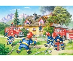 Castorland Dėlionė 40 vnt. - Ugniagesių brigada