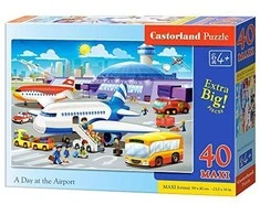 Castorland Dėlionė 40 vnt. - Diena oro uoste