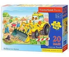 Castorland Dėlionė 20 vnt. - Buldozeris