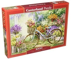 Castorland Dėlionė 1000 vnt. - Dviratis su gėlėmis