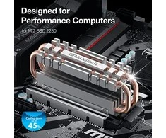 Graugear Pilkas Heatpipe Heatsink for M.2 2280 SSD