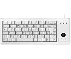 Klaviatūra CHERRY G84-4400 Compact ML jungikliai, integr. Trackball, US-išdėstymas, hellgrau