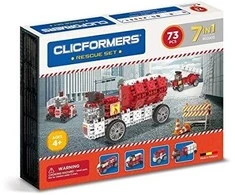 Clics žaislai Clics Blocks CLICFORMERS 70el Fire Department (802003)
