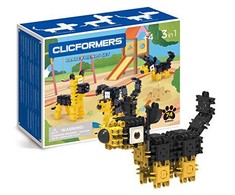Clicformers Klocki Clics toys Clics Juodi ir geltoni draugai 74el (806003)