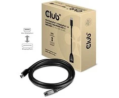 Club 3D Club3D Kabelis Mini DisplayPort 1.4 na DisplayPort 8K@60Hz DSC 1.2 HBR3 HDR dvikryptis (M-F)