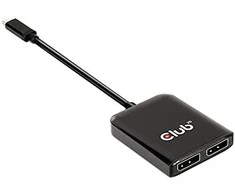 Club 3D CLUB3D CSV-1555 šakotuvas MST USB-C su 2x DISplayPort