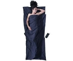 Kelioninė patalynė COCOON TravelSheet Thermolite Silkweight - Tamsiai pilka