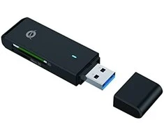 Skaitytuvas Conceptronic CONCEPTRONIC SD+MicroSD Card Reader USB 3.0 juodas