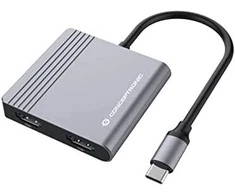 CONCEPTRONIC Adapteris USB-C->2xHDMI,USB