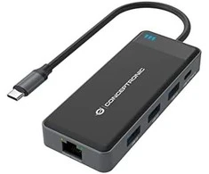 „Conceptronic DONN14G 7-in1“ USB 3.2 prijungimas