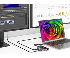 „Conceptronic DONN14G 7-in1“ USB 3.2 prijungimas