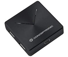 USB KONCENTRATORIUS „Conceptronic“ 4 x USB-A 3.0 (HUBBIES02B)