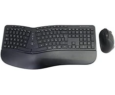 Klaviatūra ir pelė Conceptronic CONCEPTRONIC belaidė klaviatūra + pelė, ergonomiška, itališkas išdėstymas, šveicariškas