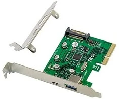 Karta jungiama į tinklą Conceptronic PCI Express Card 2-Port 1xUSBC 1XUSBA USB 3.2
