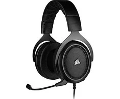 Žaidimų ausinės Corsair HS50 Pro Stereo, Anglies pluošto spalvos