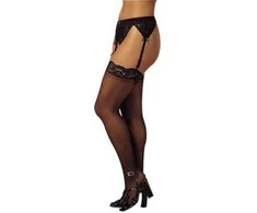 Cottelli Legwear Stockings juodas 3