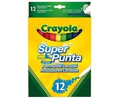 Crayola, Inc. 12 SUPER PATARIMAI PLAUNAMAS MARKER