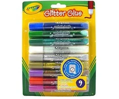 Crayola, Inc. Crayola Blizgantys klijai (9 vnt.)