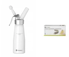 Kitchen Line plaktos grietinėlės sifonas 0,5l + PRIEDAI - Hendi 588369