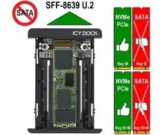 Icy Dock IcyDock Ledinis dokas MB705M2P-B
