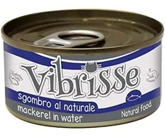 VIBRISSE konservai katėms su skumbre 70g 12vnt