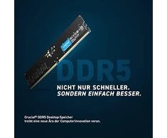 RAM Crucial 16GB DDR5-4800 UDIMM CL40 (16Gbit), EAN: 649528905628